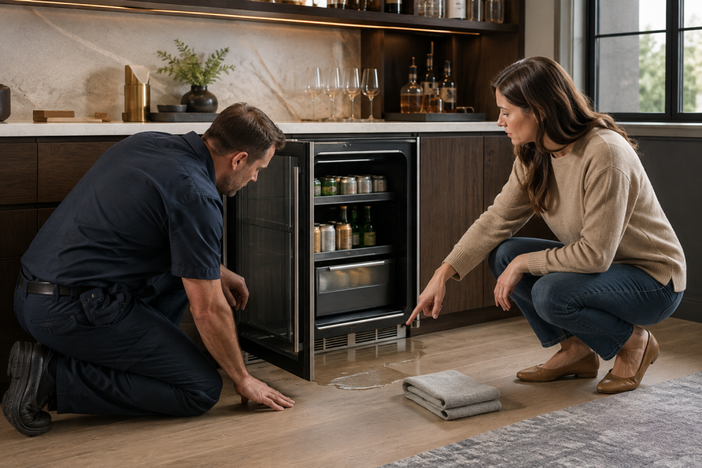 U-Line Refrigerator Leaking Water: What to Check