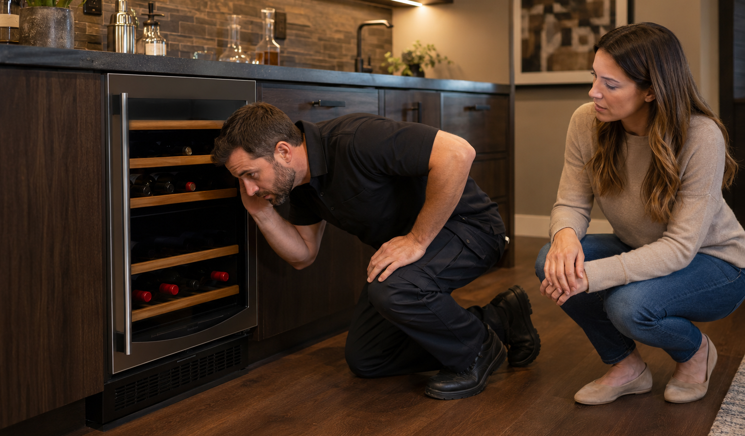 U-Line Wine Refrigerator Fan Running Constantly