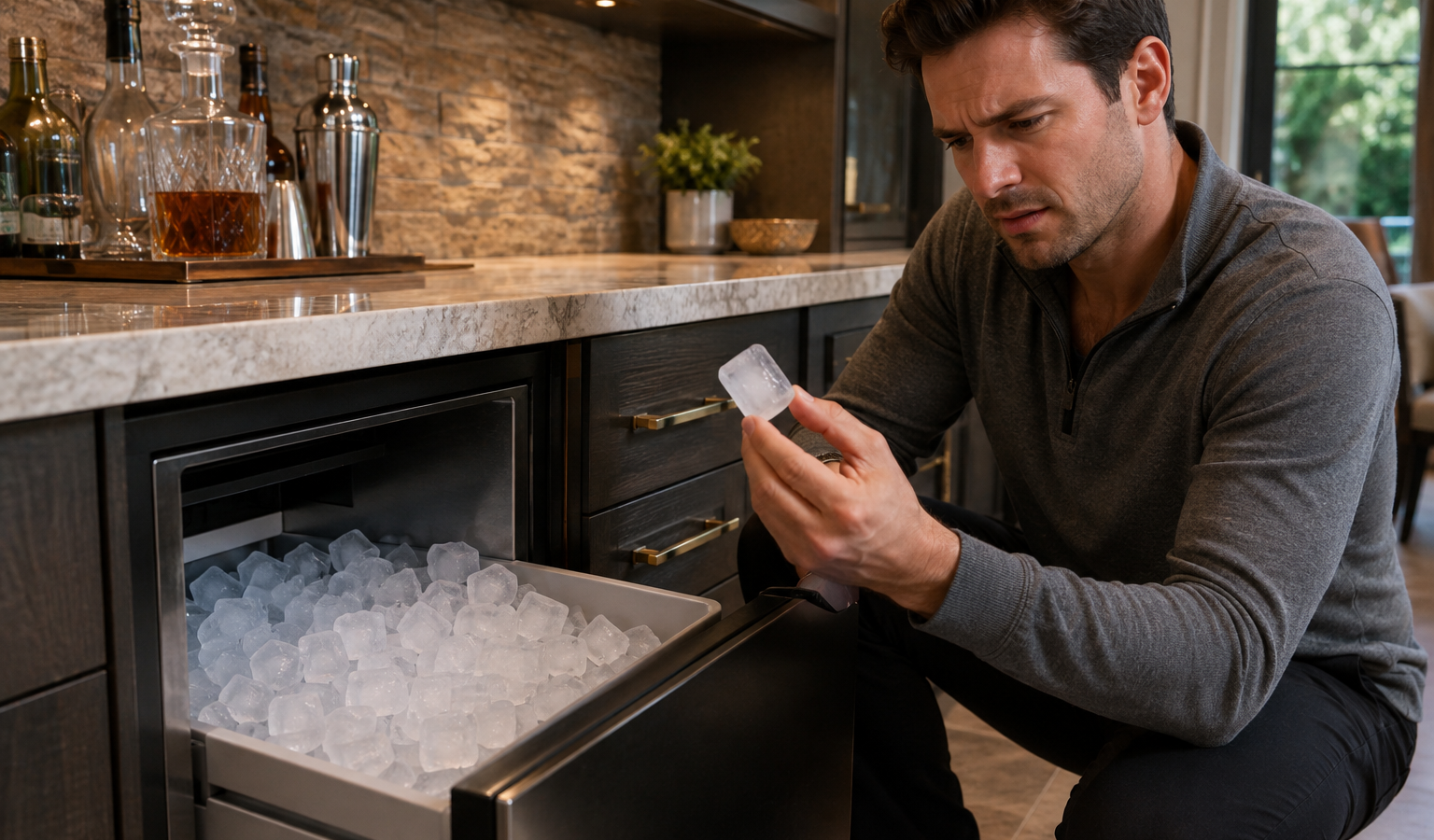 U-Line Clear Ice Maker Producing Cloudy Ice